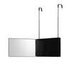 3 Way Mirror & LED Tri-fold Hair Cutting Shaver Mirror Back View Mirror Styling