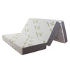 Economy 10cm Folding Mattress, Tri-fold Mattress with Memory Foam and Ultra Soft