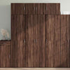 Storage Cabinet Brown Oak 70x42.5x225 Engineered Wood F5M0