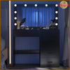 Dressing Table With Drawers & Large Lighted Mirror Makeup Desk Vanity Bedroom