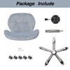 Office Chair Meeting Desk Chair Adjustable Home Vanity Stool 360° Velvet Swivel