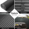 Garden Screening Roll PVC Fence Privacy Border Panel Bamboo Effect Fencing Cover
