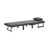 Folding Futon Chair Bed Single Sofa Bed Armchair 3-in-1 Recliner Lounger Sleeper