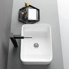 Bathroom Cloakroom Vanity Ceramic Wash Basin Sink Countertop / Wall Mount Modern