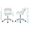 Home Computer Desk Office Study Chair Swivel Adjustable Comfortable Armless