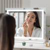 Hollywood Large Makeup Mirror 58*46cm Vanity Mirror Dimmable LED 3 Color Light