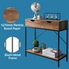 Console Table 2 Drawer Wooden Shelf Hallway Storage Side Furniture Bedroom-514