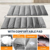 NAIZEA Outdoor Padded Lawn Recliner Zero Gravity Chair Folding Chaise Chairs