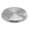 SET OF 4 SILVER STAINLESS STEEL METAL ELECTRIC COOKER HOB RING COVER COVERS LID