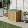 Large Wooden Double Wheelie Bin Store for 2 Bins Outdoor Garden Sheds Enclosure