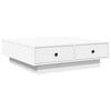 Coffee Table White 90x90x28 Engineered Wood G8R9