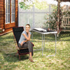 1/2x Folding Camping Chair Lightweight Portable Outdoor Fishing Chair with Bag