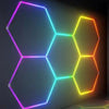 Hexagon LED RGB Lighting Car Detail Retail Garage Workshop Gym Wall Lights