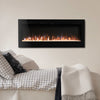 LED Fireplace Media Wall Fire Wall Mounted / Standing Electric Heater 40-100in