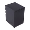 Lockable Filing Cabinet Pedestal Under Desk Storage Unit 3 Drawer Castors Table