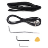 Glarry 39" Full Size Electric Guitar for Music Lover Beginner with 20W Amp White