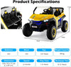 Kids Electric UTV 2-Seater 12V Battery Powered Toy Car with Remote Control