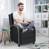 PU Leather Single Recliner Sofa Adjustable Gaming Recliner Chair