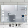 Illuminated LED Bathroom Mirror Cabinet Demister/Sensor/Bluetooth/Clock IP44