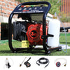 Portable 110BAR Petrol Powerful Pressure 8M Jet Washer Engine 1590 PSI & Barrel