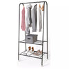 Heavy Duty Metal Clothes Rail Storage Garment Shelf Hanging Display Stand Rack