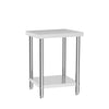 60x60cm Stainless Steel Work Bench Catering Food Prep Table Kitchen Worktop Unit