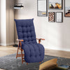 Garden Sun Lounger Cushion Chair Sunbed Recliner Replacement Cotton Seat New