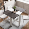 Kitchen Folding Dining Table Mobile Writing Desk Workstation With Storage Drawer