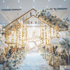 Wedding Round/Heart Arch Stand Backdrop Metal Frame Party Flower Balloons Rack