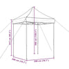 Foldable Party Tent - Terracotta 200x200x306 Q0W9
