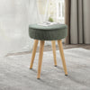 Chic Fabric Upholstered Dressing Table Vanity Stool Bedroom Living Room Chair