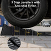 Kerb Ramp Caravan Levelling Ramp Set Wheelchair Ramp Slope Non-Slip Step Ramps