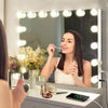 LED Hollywood Makeup Vanity Mirror Large Light Mirror with Dimmable LED Bulbs