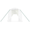 Greenhouse with Steel Frame White 32 m² 16x2x2 m vidaXL