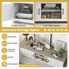 TV Stand TVs up to 65 Inches Media Console Cabinet Entertainment Center 2 Doors