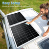100W Solar Panel 18V Monocrystalline Module PV Power RV Trailer Van Camping