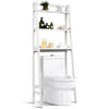 3-Tier Washing Machine Shelves Bathroom Over Toilet Storage Rack Organizer White