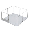 Extra Tall Acrylic Dog Playpen Anti-bite Anti-Jump Pet Animal Whelping Box Cage