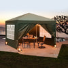 Pop-up Gazebo 3x3M Outdoor Garden Canopy Heavy Duty Waterproof Tent + 4 Sidewall