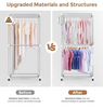 Home Electric Clothes Dryer 1500W Laundry Airer Rack Cover 12kg 2 Tier