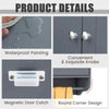 Wall Mounted Bathroom Cabinet Hanging Medicine Cabinet with Towel Bar Grey