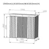 Metal Garden Shed 6 X 4, 8 X 4, 8 X 6, 8 X 10 Garden Storage WITH FREE BASE New