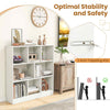 Office 100 CM Wood Display Shelf 8-Cube Bookshelf
