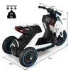 6V Electric Toddler Ride-On Motorcycle 3-Wheel Kids Ride-On Scooter w/ Lights