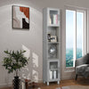 180CM Bathroom Cabinet Freestanding Slim Tower Cabinet Floor Storage Cabinet