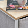 Fabric Cabinets Storage Unit Metal Frame Chest of Drawer Organiser Bedside Table