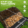 Tow-Behind Lawn Sweeper w/ 0.74 M3 Large-Capacity Hopper Bag