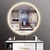 Illuminated Bathroom Mirror with LED Lights Wall Mounted Demister Touch Sensor