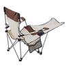 Folding Outdoor Chair Camping Garden Fishing Recliner Seat Furniture w/ Footrest