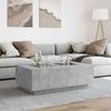Coffee Table with Concrete Grey 116x69x40 W8Z6